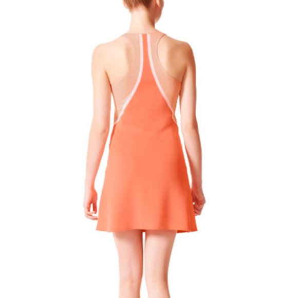👋NWOT Adidas by Stella McCartney Barricade Dress Australia Open 2016 Coral - Picture 4 of 13